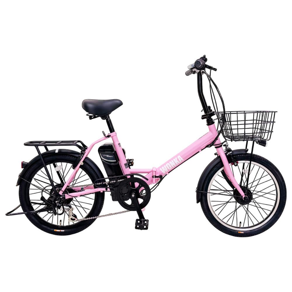 Amazon | WONKA 折畳 電動 アシスト自転車 WONKA 20インチ6段変速